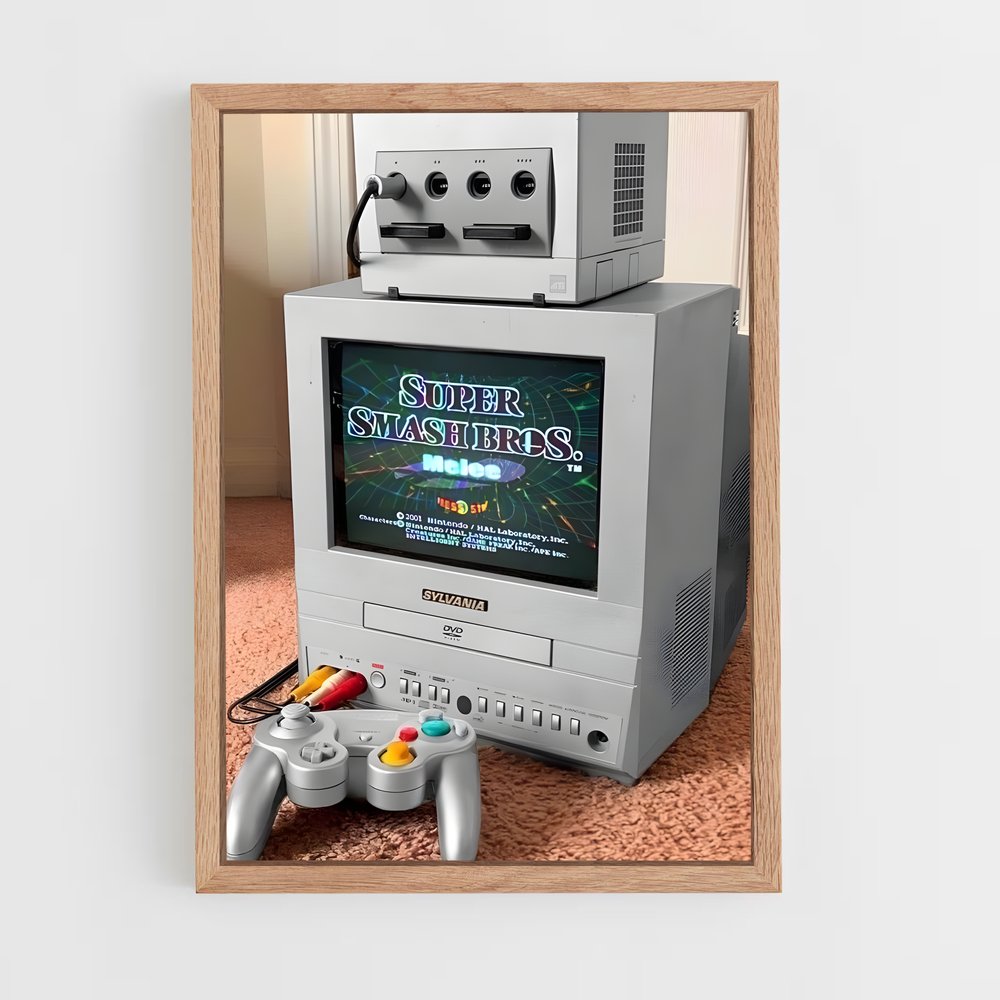 Poster Game Cube Controller – affiche Consoles (vue 4)